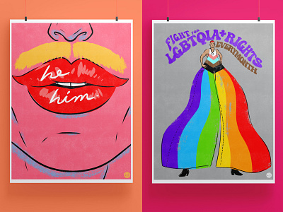 HP: Pride Printables hp illustration paul tuller posters pride queer