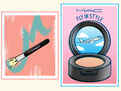 MAC Cosmetics: Travel Exclusive Campaign beauty illustration branding illustration campaign illustration mac paul tuller