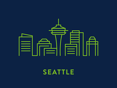 Seattle cities football illustration nfl seahawks seattle seattle seahawks sports super bowl vector