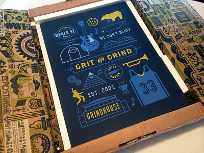 No Easy Buckets basketball grit and grind grizzlies illustration memphis nba poster screen print