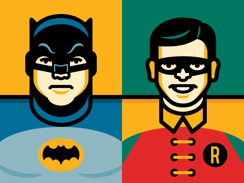 Batman & Robin by Elias Stein on Dribbble
