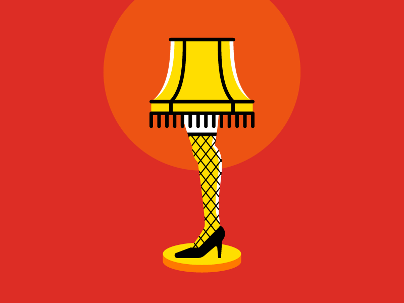 leg lamp graphic