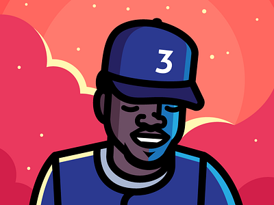 Chance 3 chance the rapper chicago hip hop illustration music rap
