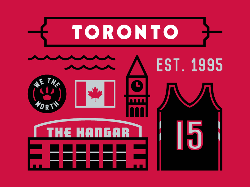 NBA Toronto Raptors - We the North 20 Wall Poster, 22.375