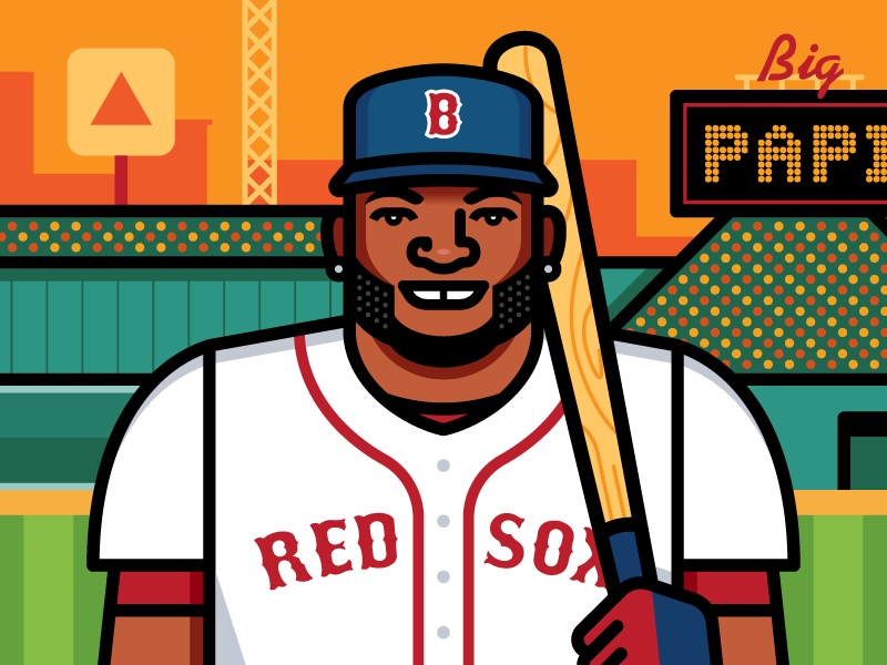 David Ortiz - Boston Red Sox Art Print