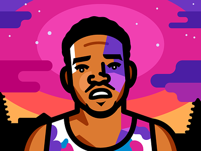 Acid Rap acid rap chance the rapper hip hop illustration music portrait rap vector