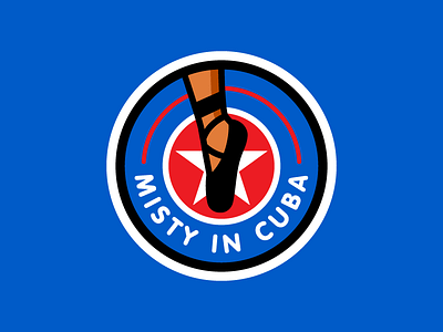 Misty In Cuba badge ballet logo misty copeland the undefeated vector