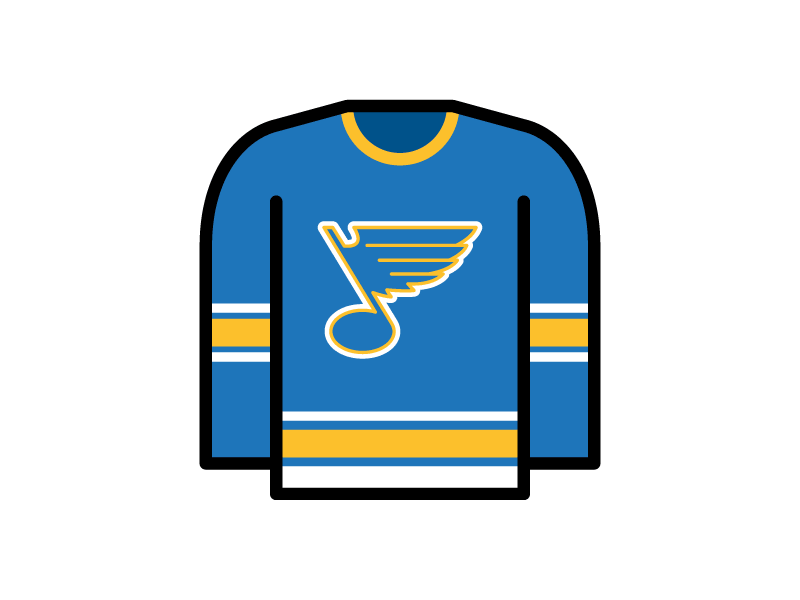Blues Jerseys hockey jersey nhl st. louis st. louis blues sweater vector