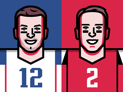 Super Bowl 51 atlanta falcons football matt ryan new england nfl patriots super bowl super bowl 51 tom brady vector