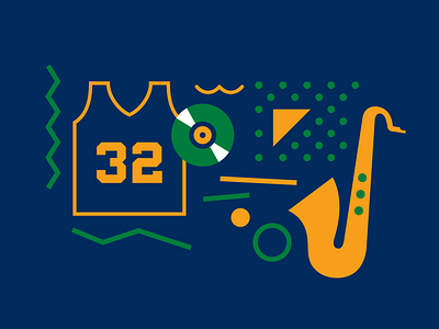 Utah Jazz designs, themes, templates and downloadable graphic