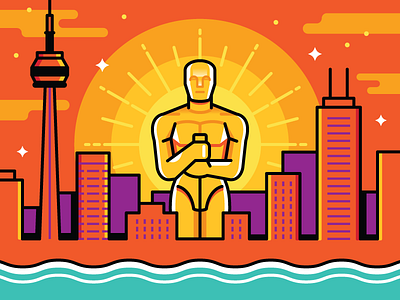Toronto Film Festival awards season editorial illustration oscars toronto film festival variety magazine