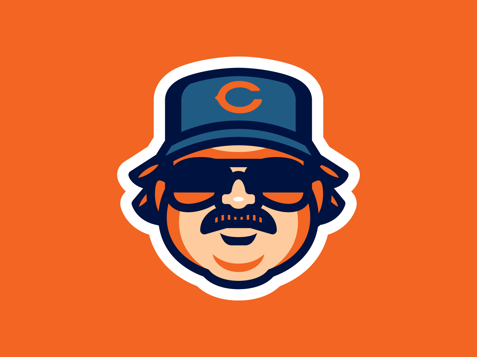 Chicago Bears Stickers — Elias Stein Illustration