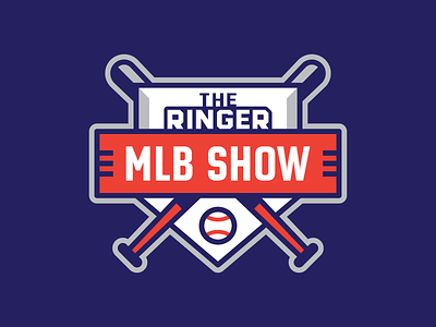 The Ringer MLB Show badge baseball logo mlb