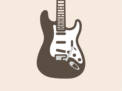 Stratocaster fender guitar illustration instrument music stratocaster