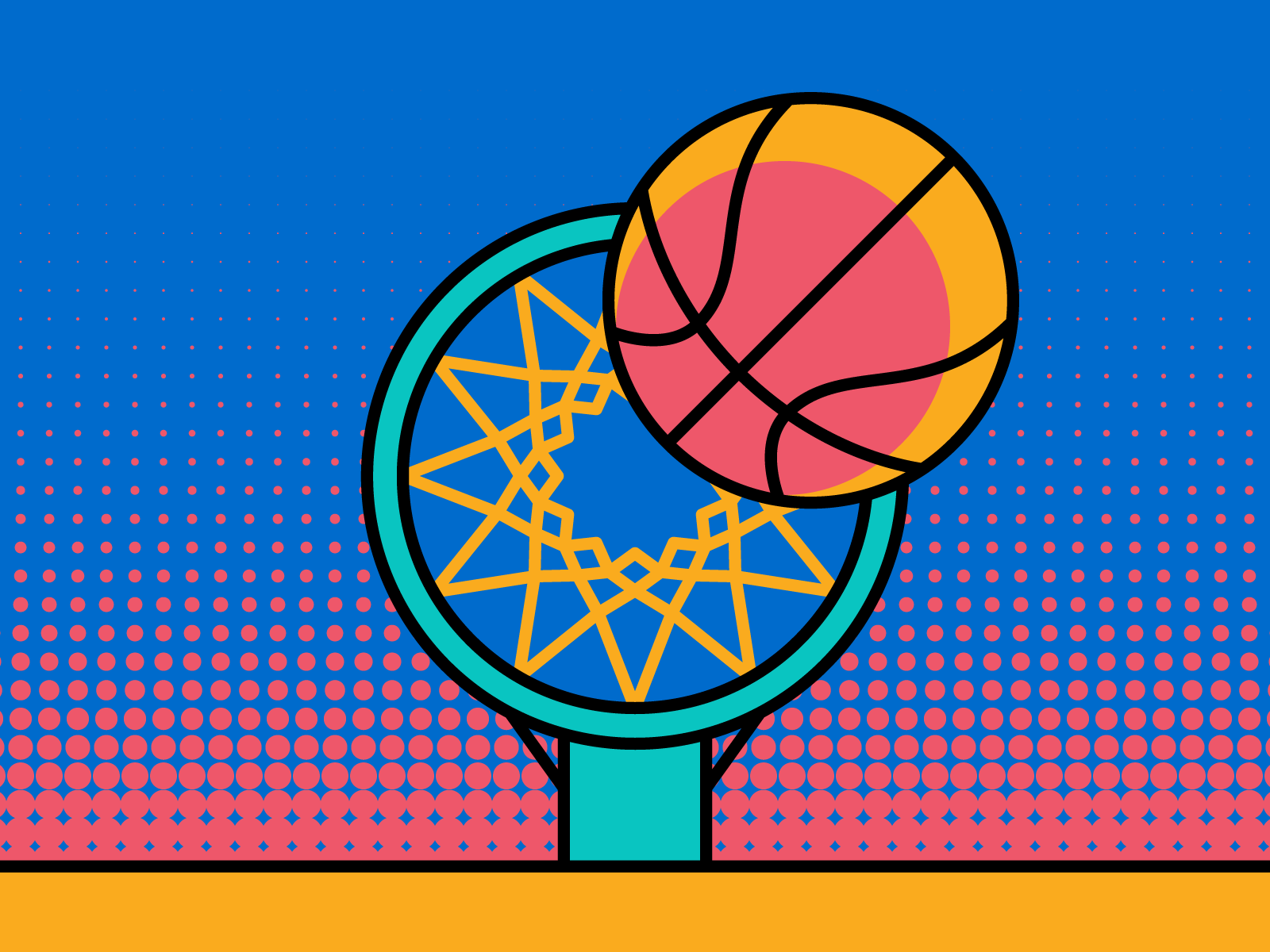 Buzzer Beater by Elias Stein on Dribbble