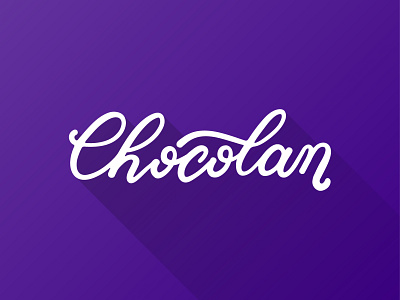 chocolan - Lettering branding calligraphy calligraphy logo chocolate lettering lettermark logotype minimal