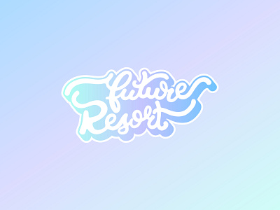 Future Resort -Lettering logo