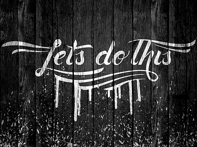 LetsdoThis II branding illustration lettering logo logotype sign typography