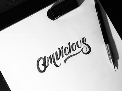 Amvicious art branding illustration lettering logotype type typography