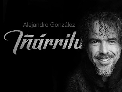 Alejandro G Iñárritu branding director film inarritu lettering letters logotype typography