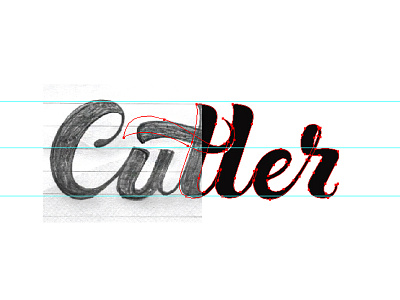 Cutler branding creative design lettering letters logo logotype typeface typefaces typography