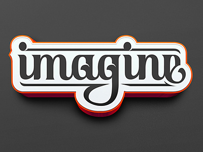 imagine branding design handmadefont lettering logotype packaging type typography