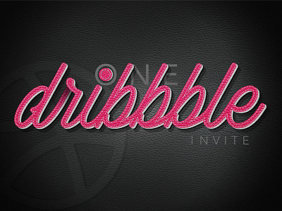 One Dribbble Invite