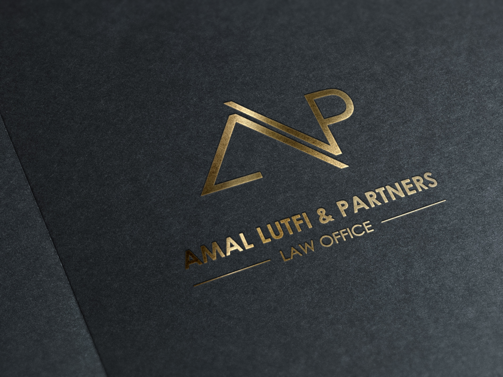 Gold Stamping Logo For A&P Law Office by KAU Design on Dribbble
