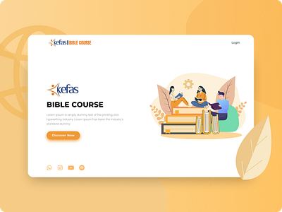 Bible Course Landing Page