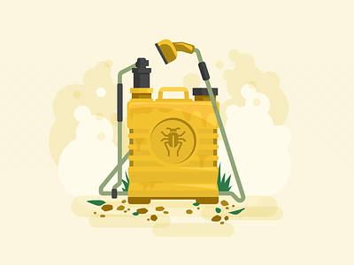 Let's kill some bugs agriculture environment illustration vector art