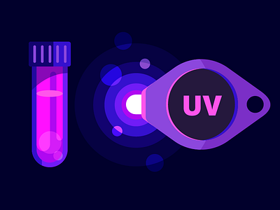 uv light logo