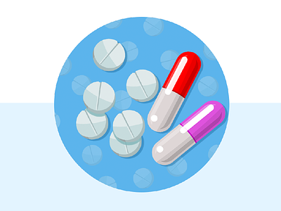 Medical Icon drugs medical pharmaceutical pills vector illustration