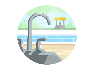 Private Well Water Testing Icon