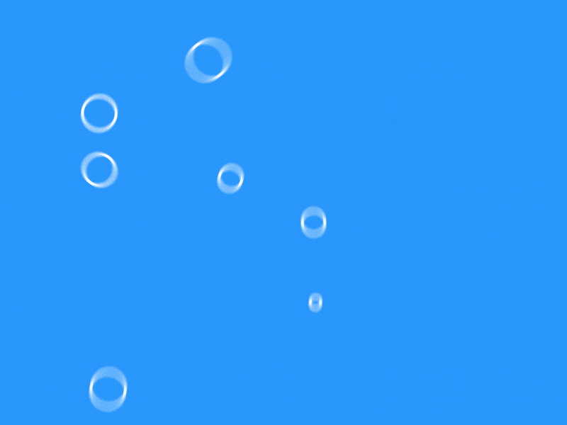 Bubble on the water 2d animation after effects animation mograph motion graphics