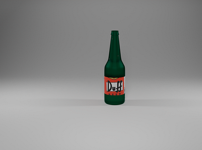 Duff Beer Render 3d animation 3d art animation branding design illustration logo minimal render ui