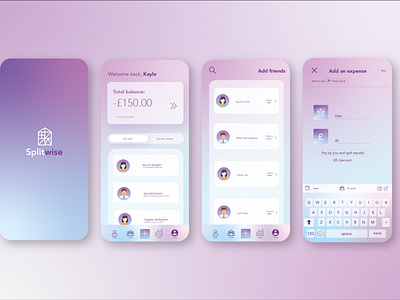 Redesigned Splitwise app
