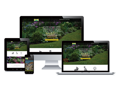 Keane Landscaping branding design ui ux web webdesign website website design websites wordpress