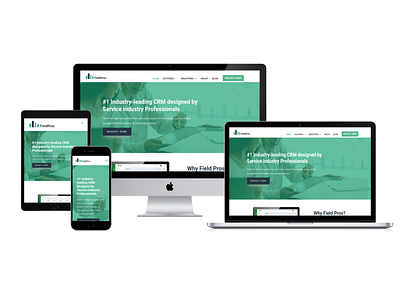 FieldPros - CRM for landscaping Companies business solution crm design flutter app landscaping crm landscaping software reactjs web app webdesign wordpress