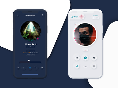 music player mobile UI daily UI challenge day 09 dailyui dailyuichallenge dark ui music app mobile ui music app music player music player ui