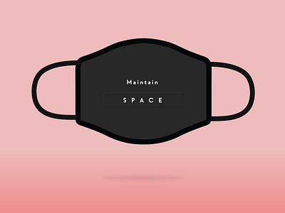 maintain space face mask design | Design For Good Face Mask Chal