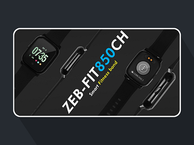 Fitness band website banner design banner design web banner design web design website design