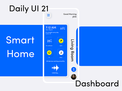 Home Monitoring Dashboard smart home design dailyui21