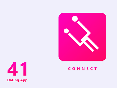 Dating App logo design daily logo challenge day 41