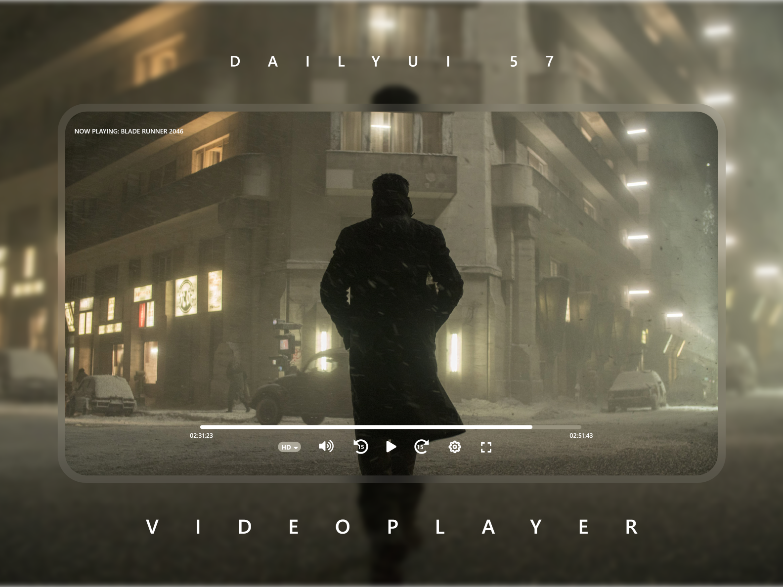 video player app ui design daily ui day 57 by stark manoj on Dribbble