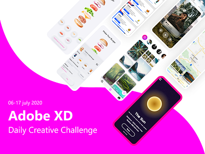 Adobe XD Daily creative challenge July 2020