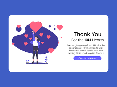 Thank You page UI design daily UI day 77 dailyui dailyuichallenge thank you thank you page thankyou page