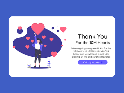 Thank You page UI design daily UI day 77