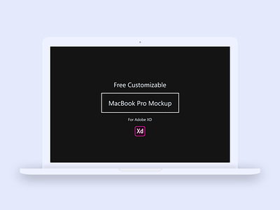 Free Macbook Pro Clay mockup for Adobe XD Download free clay mockup macbook mockup macbookpro mockup mockups mockups xd
