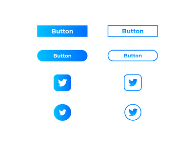 Button UI design | Gradient buttons Daily UI day 83 button design button states button ui dailyui dailyuichallenge