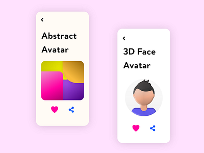 Avatar Daily UI challenge day 88 | UI avatar design